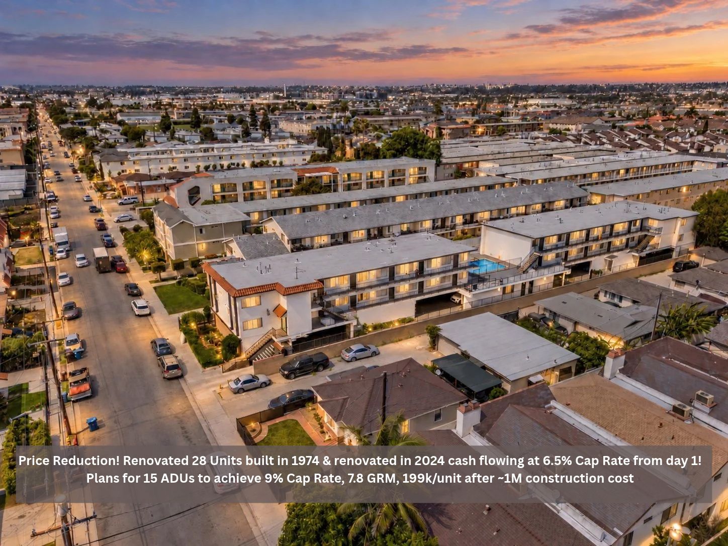 28-unit multifamily property at 14110 Yukon Ave, Hawthorne, CA